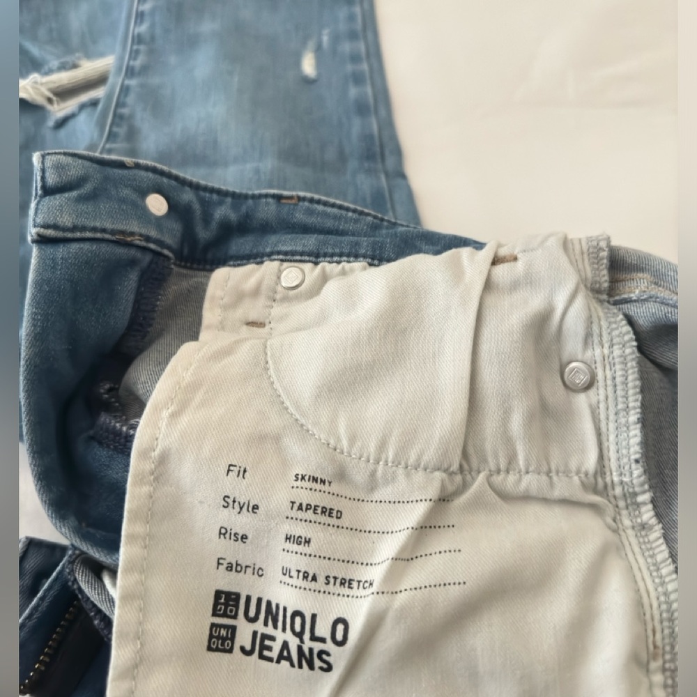 UNIQLO Skinny Tapered High Ultra Stretch Jeans - Picture 5 of 6